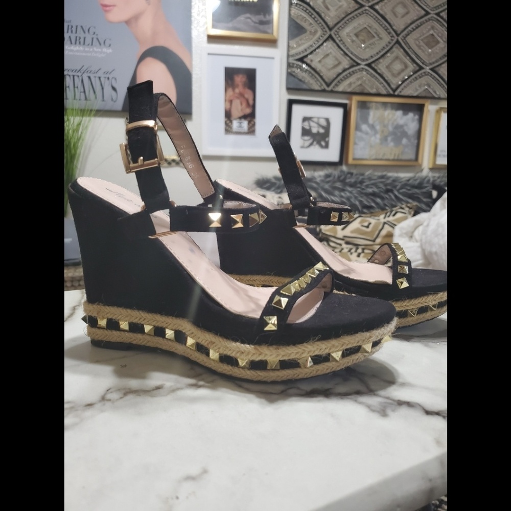Studded espadrilles
